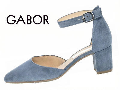 Gredel Pale Blue Suede
