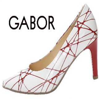 Grifen Red/White Patent