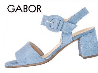 Ginella Pale Blue Suede