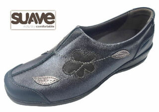 Adeline Navy Metalic