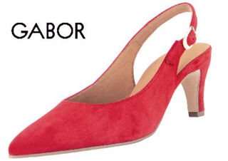 Gong Red Suede